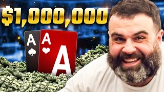My DEEPEST Run In A $10,000 Poker Tournament? $1,000,000 to 1st!
