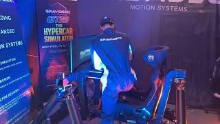 Onboarding 6DOF Gravideck motion simulator