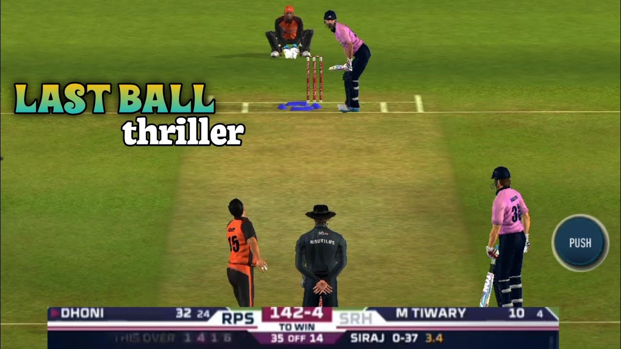 Last Ball Thriller - RPS VS SRH | IPL 17 | Real Cricket ™20 - YouTube
