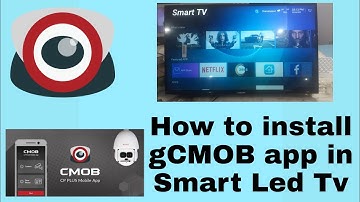 How to install gCMOB app in Smart Tv or Android TV for CP Plus camera