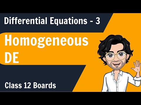 Homogeneous Differential Equations