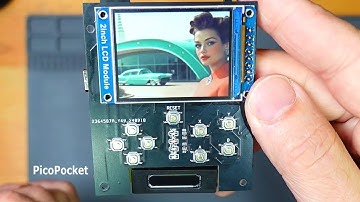 Picopocket - an RP2040 Pi Pico Handheld based on PicoPad