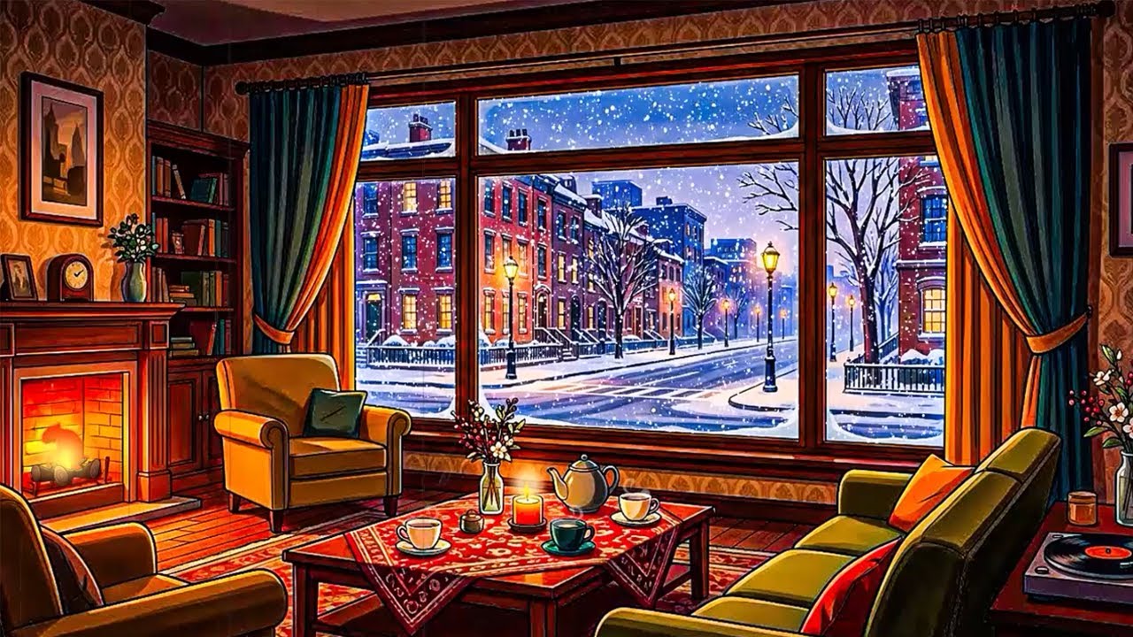 Classic Oldies 1940s Style Tunes Playing in Another Room ✨ Peaceful Night for Chill, Relax