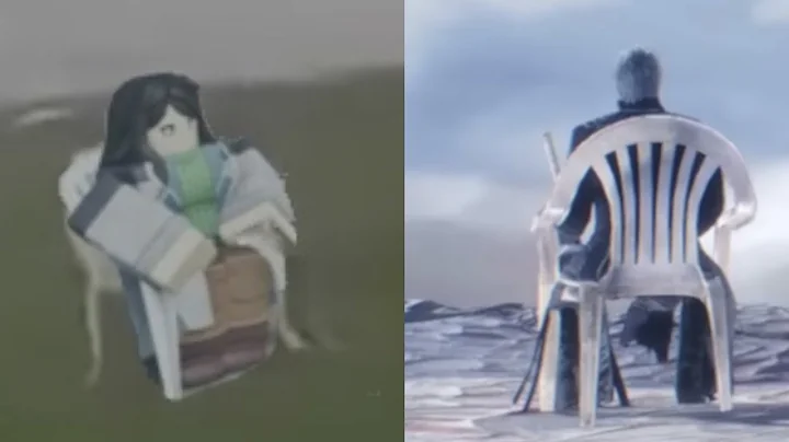 Dr. Malory sitting on Vergil’s chair (TDX meme)