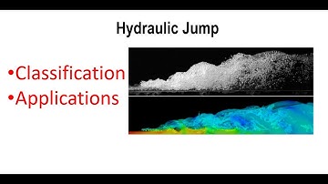 Classification and Applications of Hydraulic Jump