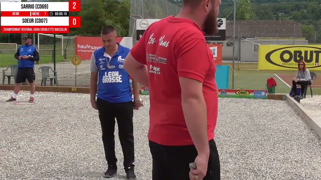 Miniature : 8ème SARRIO vs SOEUR : Saint-Félix : Championnats Régionaux Auvergne Rhône-Alpes de pétanque 2024