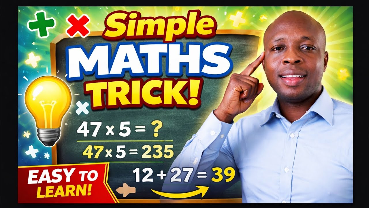 Addition Trick pt.2 - SIMPLE MATHS TRICK - YouTube