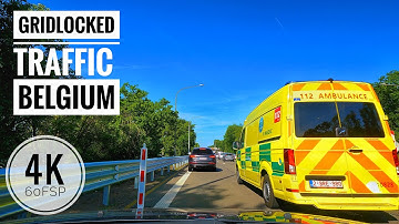 Belgium 4K - Rush Hour Traffic