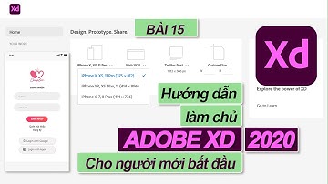 Bài 15 Hướng dẫn sử dụng một Background Blurs trong Adobe XD | Mr Đại