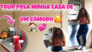 TOUR PELA MINHA CASA DE UM CÔMODO 🏠💞tour na minha casa