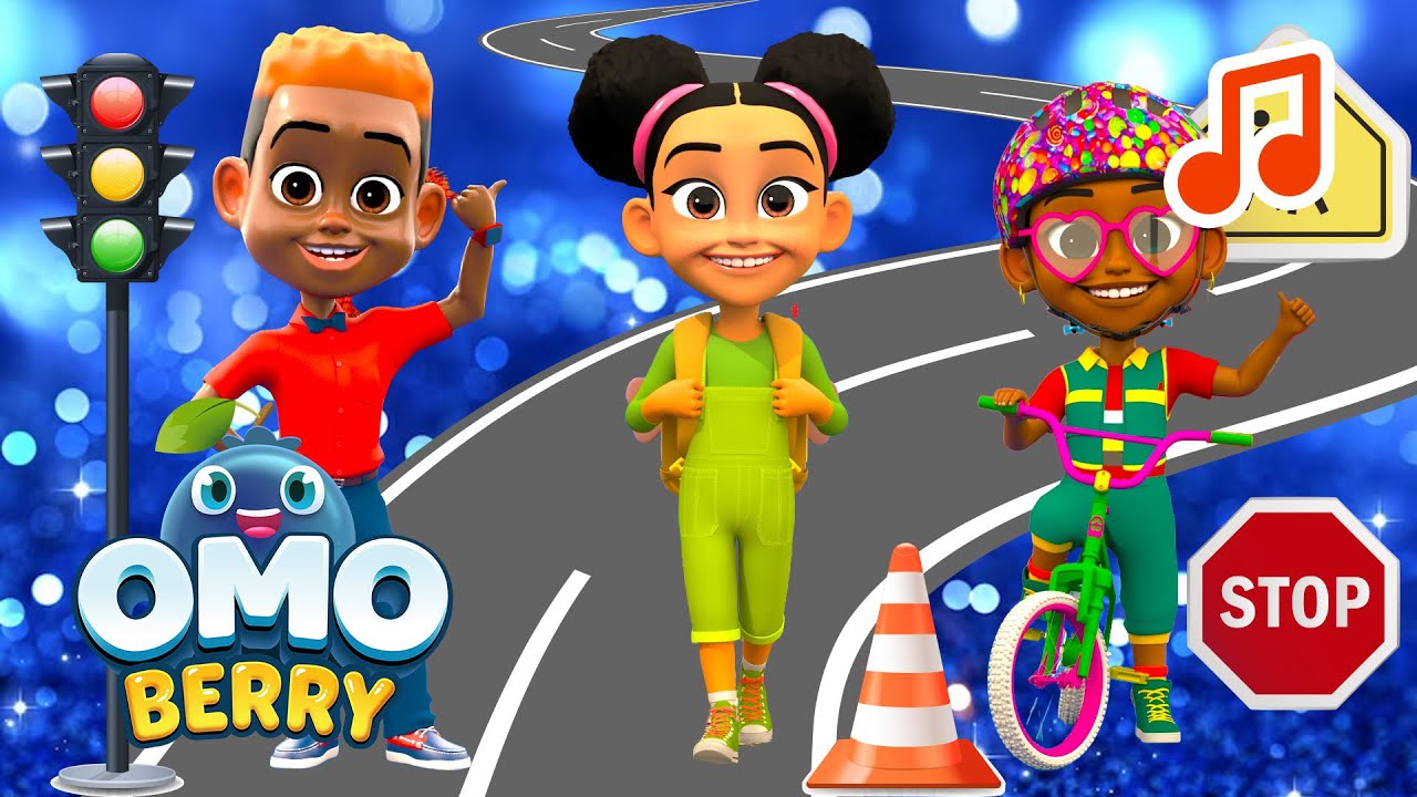 🎵 Street Safety Song & Video On Road Safety | OmoBerry Music Video 🎵 ...