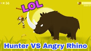 Hunter VS Angry Rhino || Bighunter Android Gameplay level 37 to 38 screenshot 4
