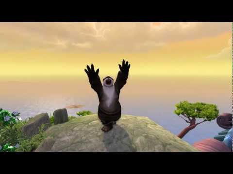 Male Pandaren Dance (with music) - [MoP BETA]