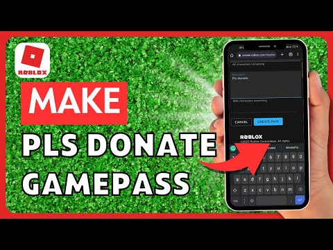 How to Make a gamepass on ROBLOX Mobile PLS DONATE