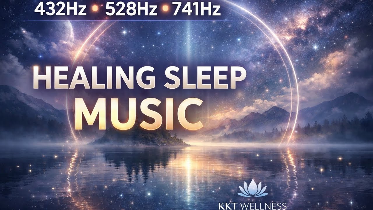 432Hz + 528Hz + 741Hz Healing Frequency Meditation Music | Deep Sleep • Stress Relief@kktwellness