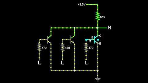 RTL NOR Gates: Basics of Resistor-Transistor Logic Circuits