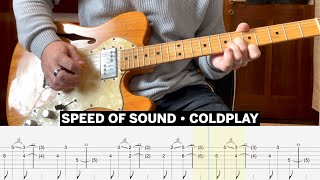 Speed Of Sound Coldplay Cover • Guitar Tab • Tutorial • Lesson