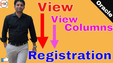 how to register view in oracle apps | Oracle Shooter