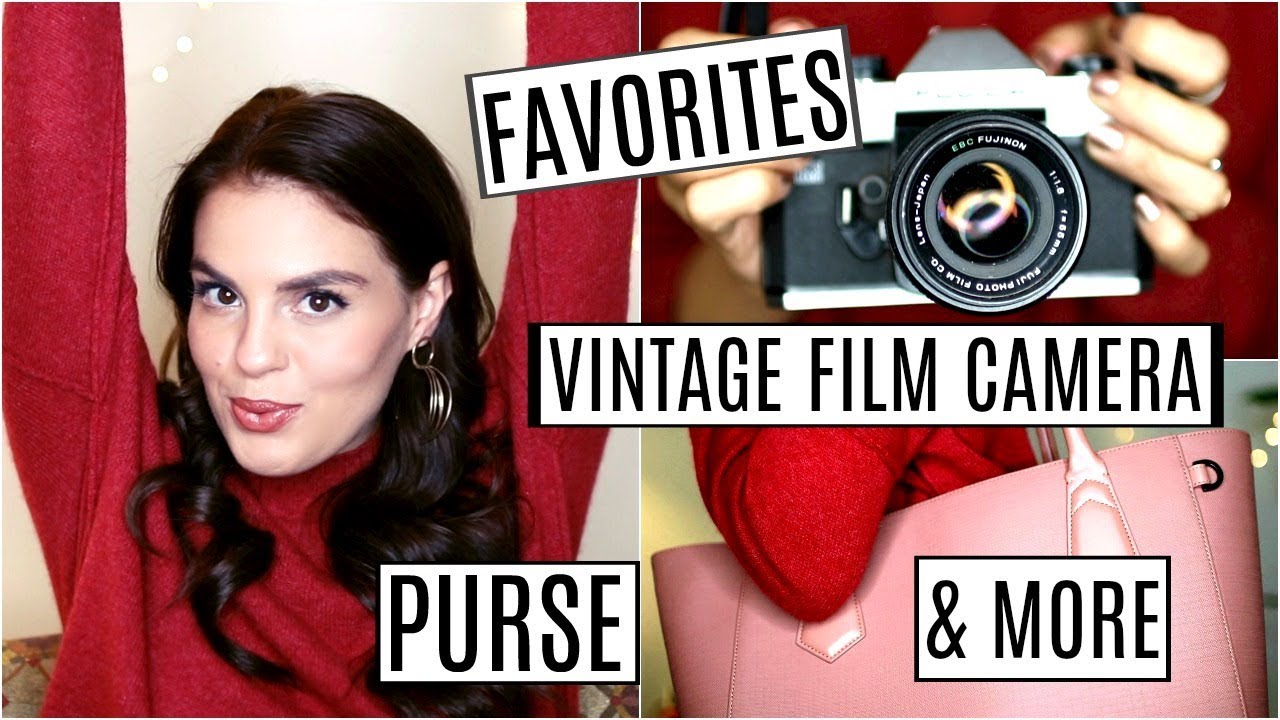 October Favorites | Vintage Film Camera, New purse, & Makeup! skincare routine order