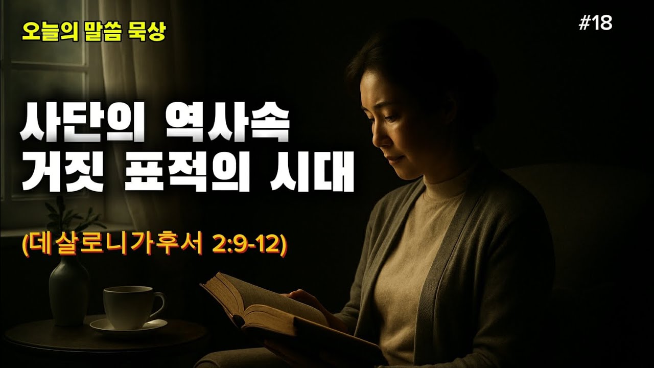 지금 우리시대는 사단의 역사속 거짓표적의 시대 - YouTube