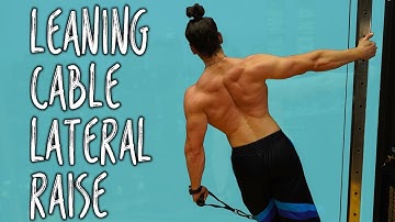 KILLER shoulder workout for mass - leaning cable lateral raise