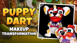 Puppy Dart Makeup Transformation