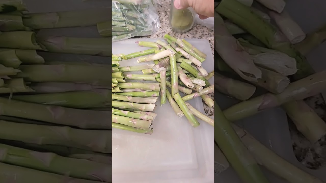 No More Wasted Asparagus  Ends! 