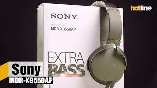 Sony MDR-XB550AP — обзор наушников 