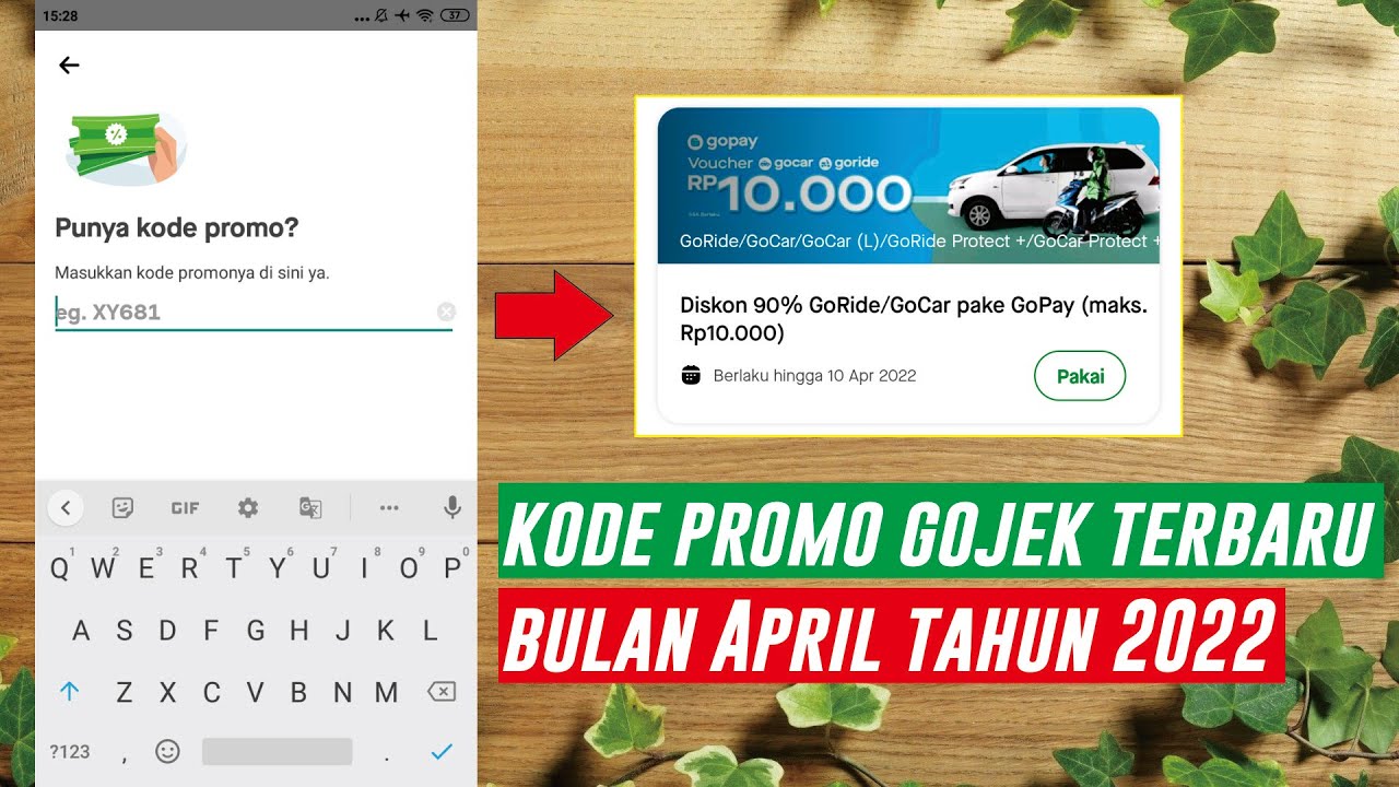 UPDATE KODE PROMO GOJEK TERBARU BULAN APRIL 2022 | VOUCHER GORIDE DAN ...