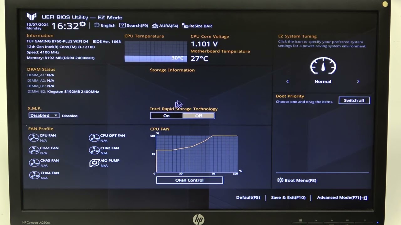ASUS B760 - How to Reset Default BIOS | Restore Factory BIOS