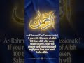 Ar-Rahmaan 🤲 The Most Merciful | Feel Allah’s Mercy #shorts