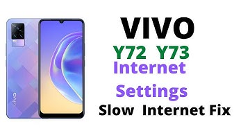 Vivo Y73 Y72 Internet Settings | How To Fix Apn Solution For 4G