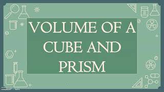 Grade 6 Math: Volume of a Cube and Prism