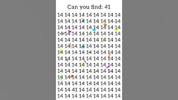 Can you find 41 ? If you find comment, otherwise share. #ahorts #comment #share #100k #maths #find