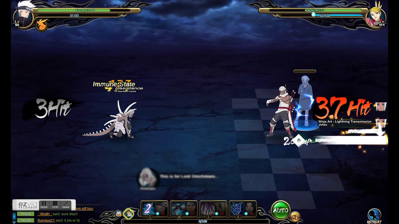 Naruto Online Ninja Exam 122 Light Main F2p team