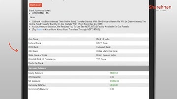 How to Transfer Funds to Sharekhan Account via App using NetBanking