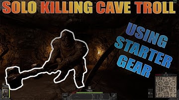 Dark and Darker - Killing the Cave Troll Using Starter Gear (LVl 1 Ranger)