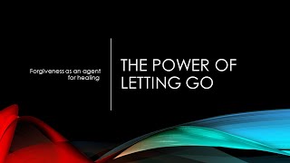 Dr Eric Walsh // The Power of Letting Go [Wednesday Prayer Meeting]