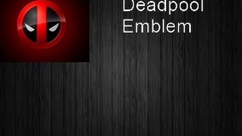 Black ops 3 Emblem tutorial DeadPool