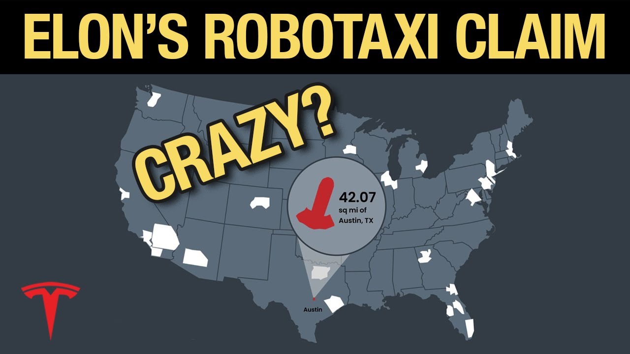 Elon's WILD Claim: Tesla Robotaxis to Cover Half US by 2025! - YouTube
