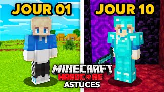 21 ASTUCES de PRO pour SURVIVRE dans Minecraft (Hardcore)