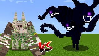 MCPE: Wither Storm vs Mutant Iron Golem