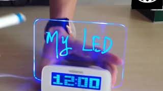 Alarm Clock With Message Board