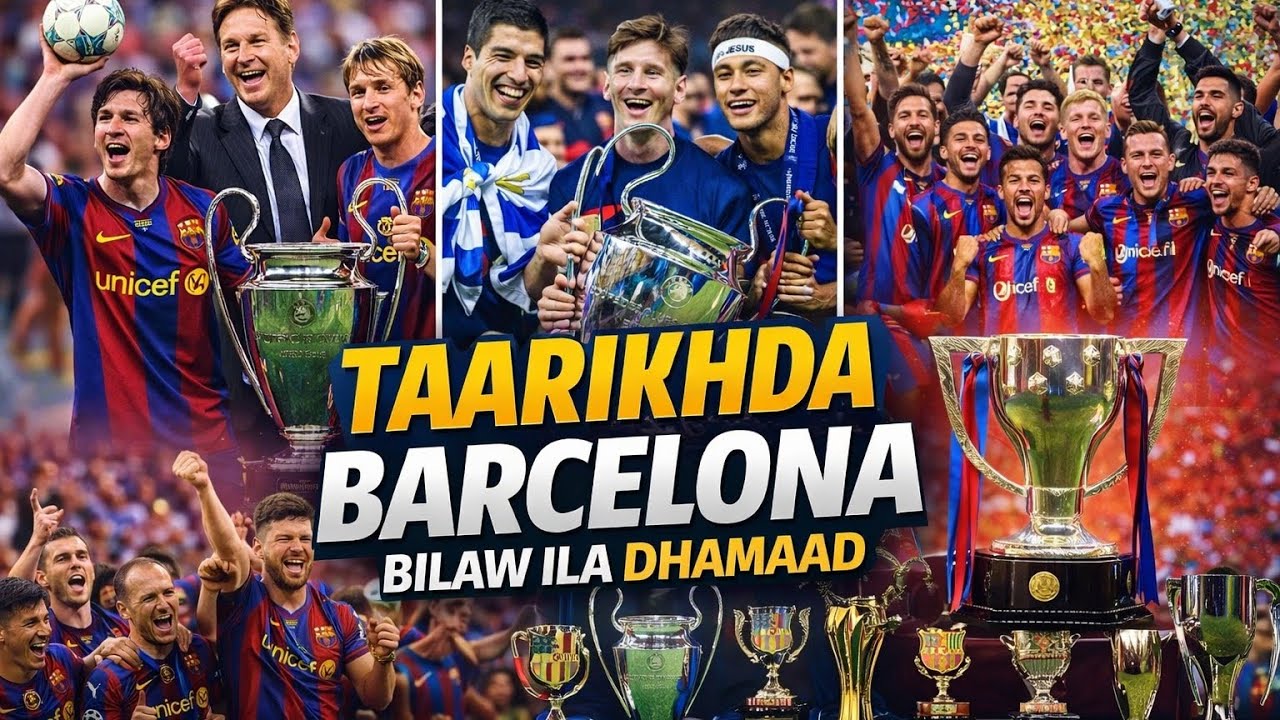 🫣🔥Tarikhda Barcelona bilaw ila dhamaad please subscribe like share #football #sports #messi#arsenal 