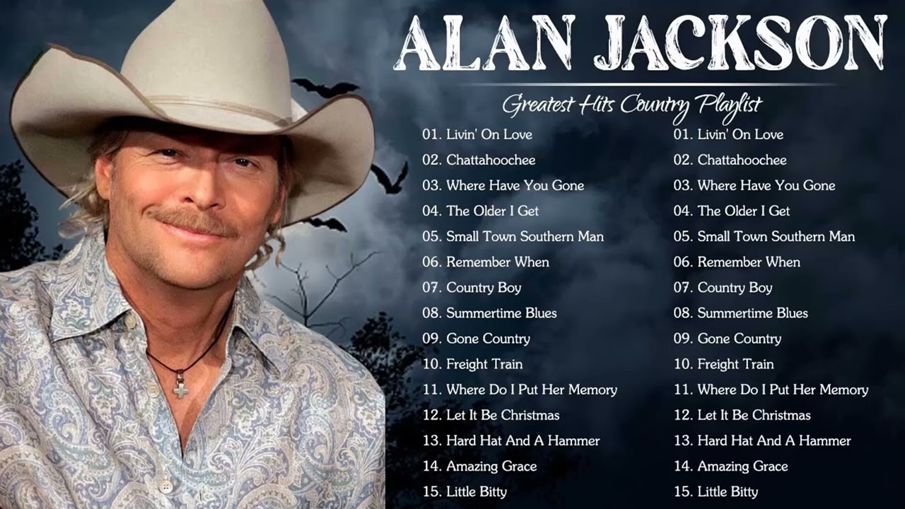 Alan Jackson Greatest Hits Full Album - Best Old Country Songs All Of ...