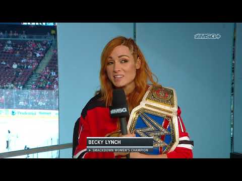 Becky Lynch Wants Respect! | New Jersey Devils | MSG Networks