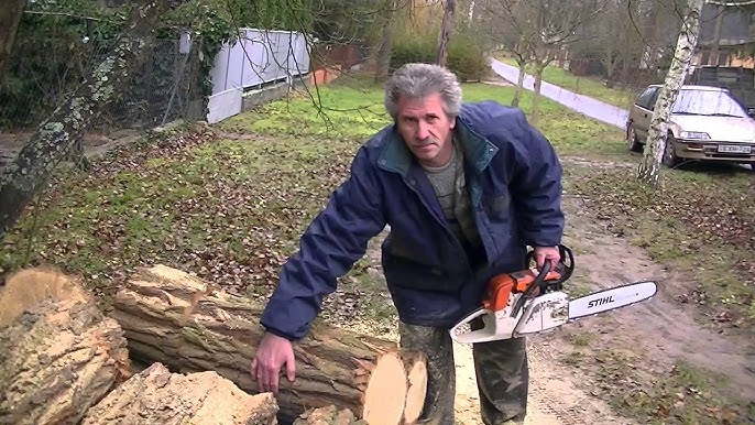 Stihl 028 WB Wood Boss Chainsaw Test Run 