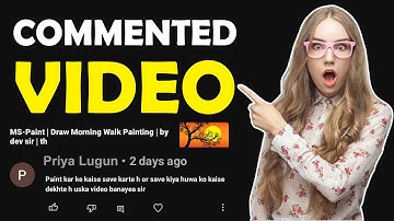 MSPAINT TOPIC | COMMENTED VIDEO FOR YOU | MSPAINT | SAVE OR OPEN QUESTION