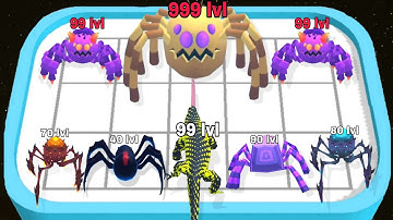 Spider Evolution Runner - Level Up Spider Max Level (Insect Evolution Run) New Update - Part 03