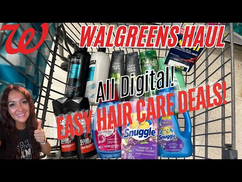 Walgreens Coupon Haul! Hair Care $1! Easy Laundry Deals! Coupon Using Your Phone!
